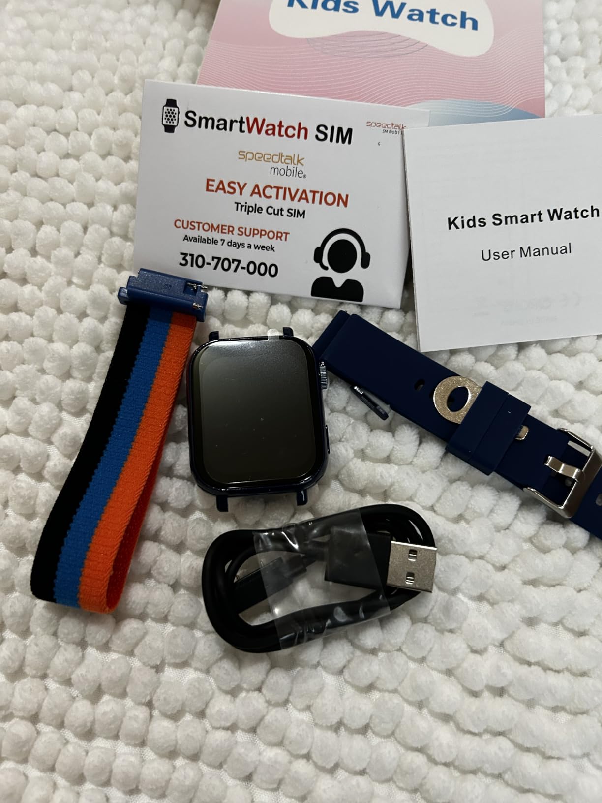 4G Kids Smart Watch for Boys Girls with GPS Tracker, SOS, Two Way Call Video Calling Voice Chat,School Mode, Alarm Clock,Safe Zones,Pedometer,Stopwatch,Games Children Smartwatch for 4-12 (4G Blac) customer photo 1