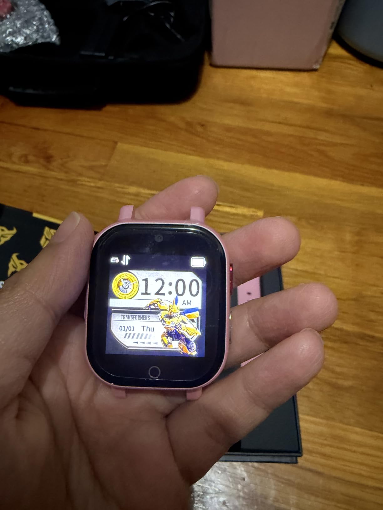 Smart Watch for Kids, 4G Kids Smartwatch with GPS Tracker Calling (Blue) customer photo 1