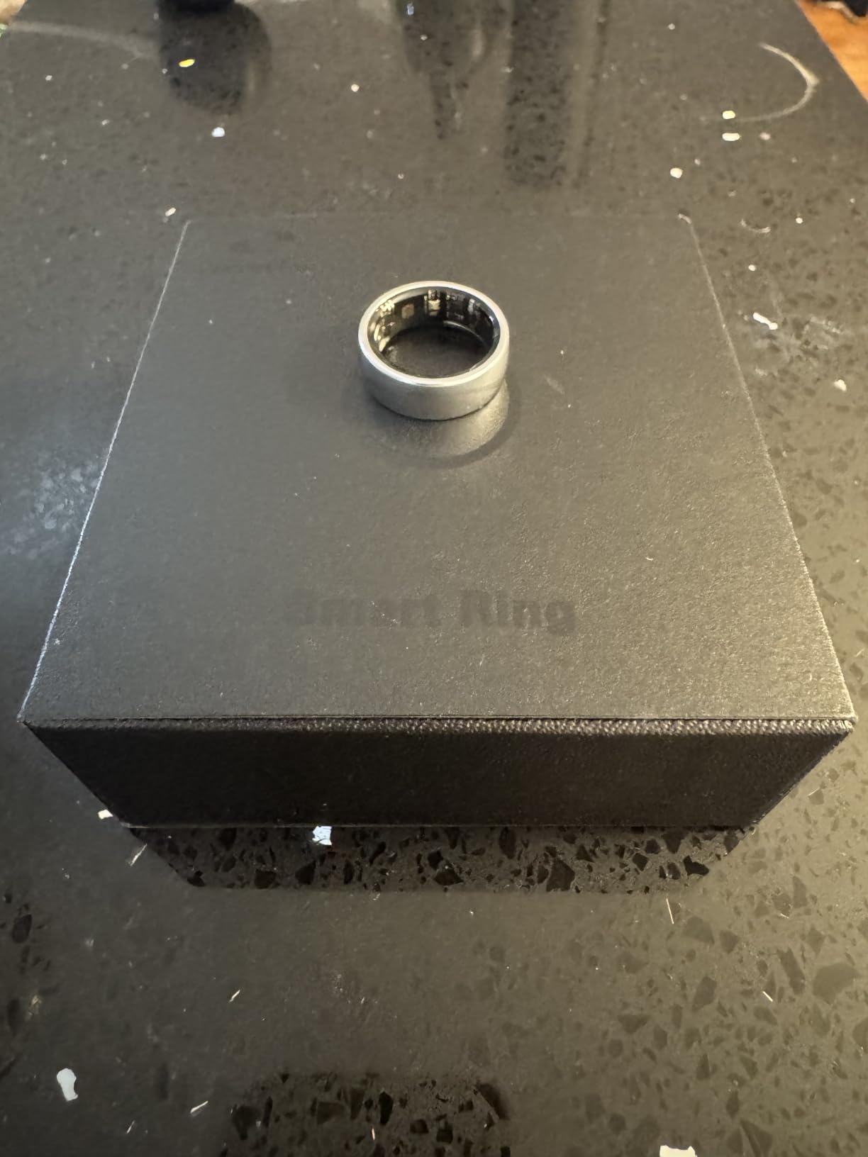 Smart Ring for Women Men, Sleep Tracker, 12 Sports Modes, Size 10 Black customer photo 1