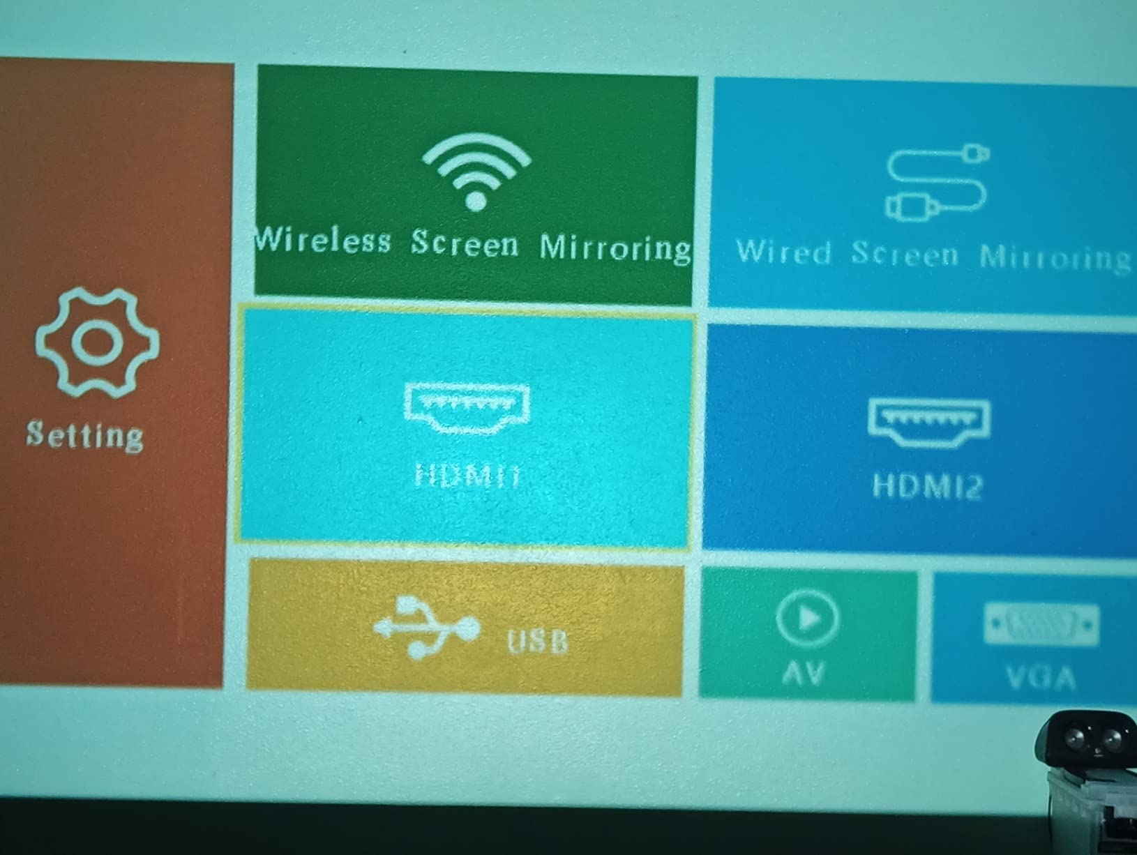 3500 ANSI Large Projector with WiFi and Bluetooth,450