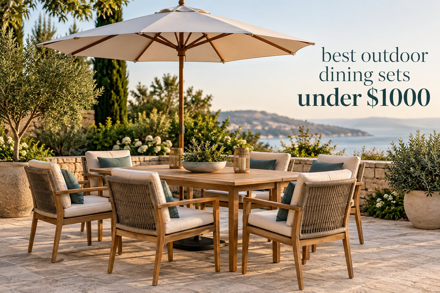 10 Best Outdoor Dining Sets Under $1000 (October 2026)