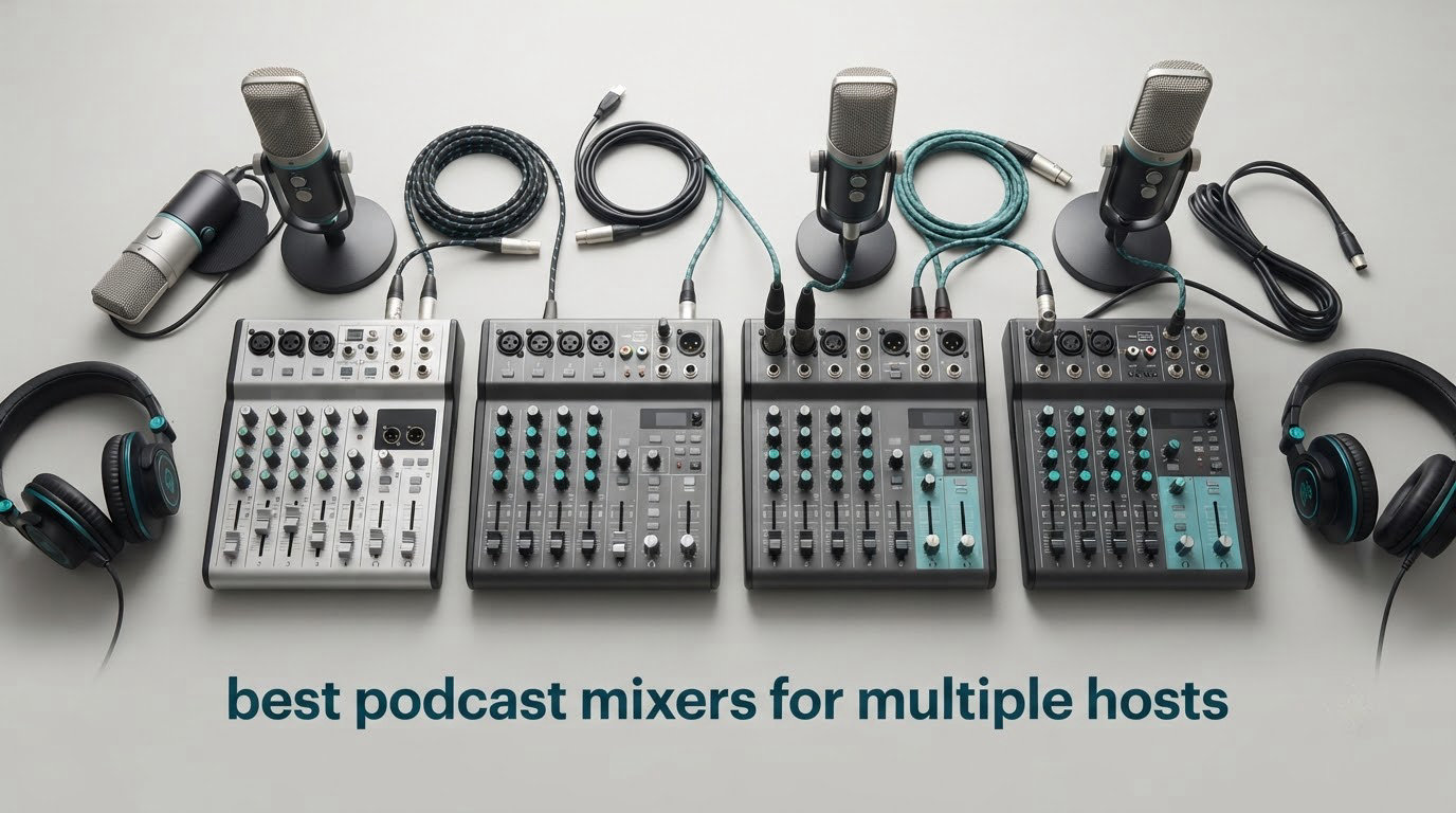 best podcast mixers for multiple hosts