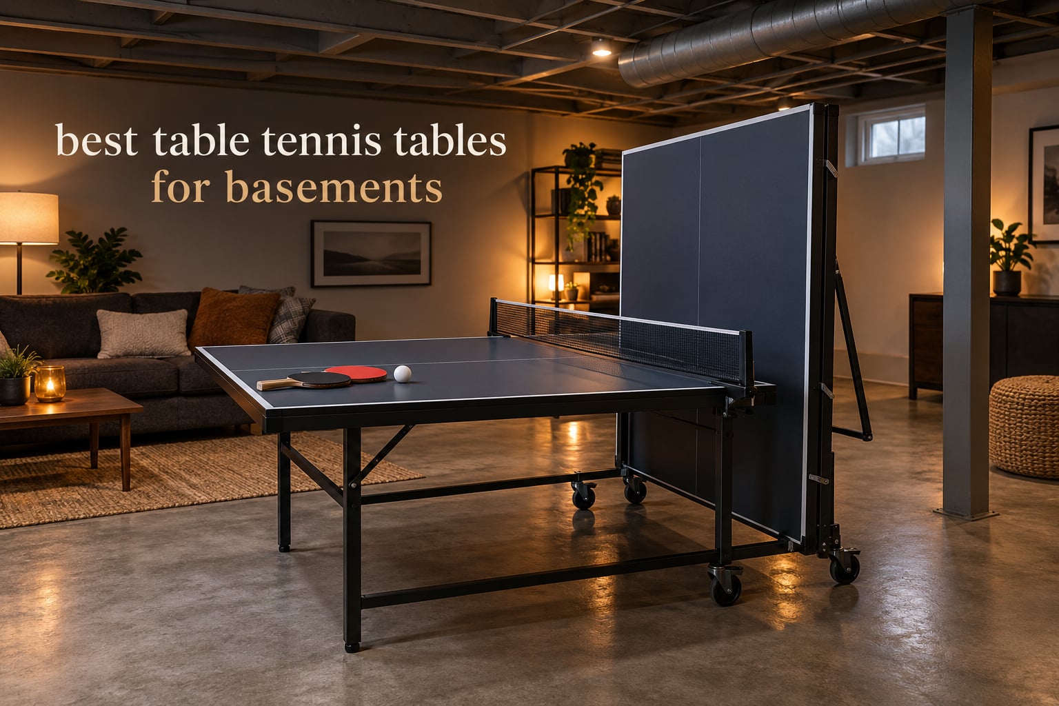 10 Best Table Tennis Tables for Basements (October 2026)