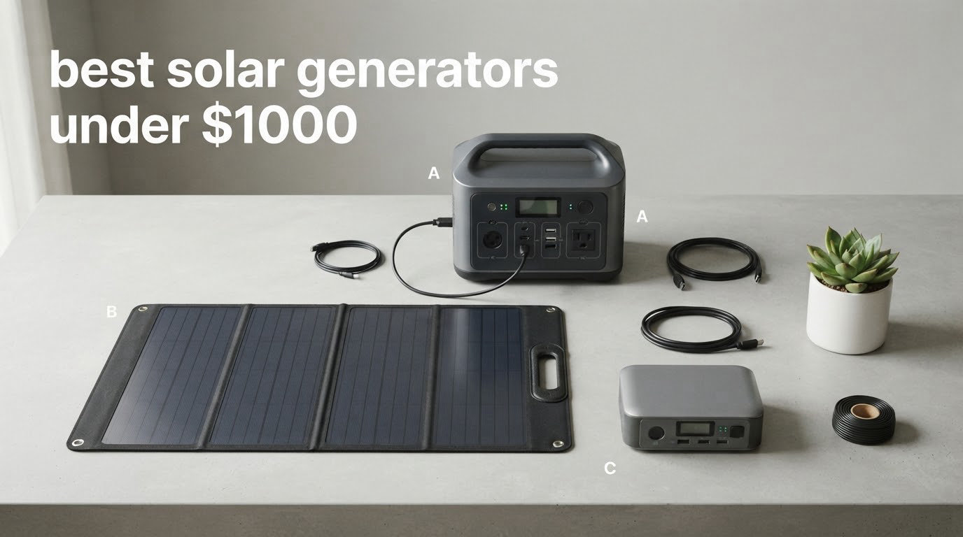 7 Best Solar Generators Under $1000 (October 2026)