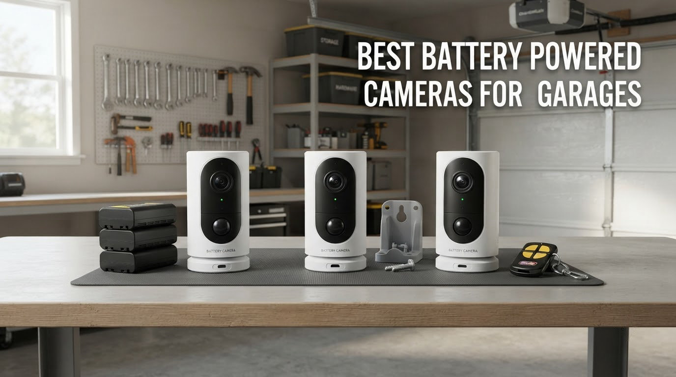 best battery powered cameras for garages