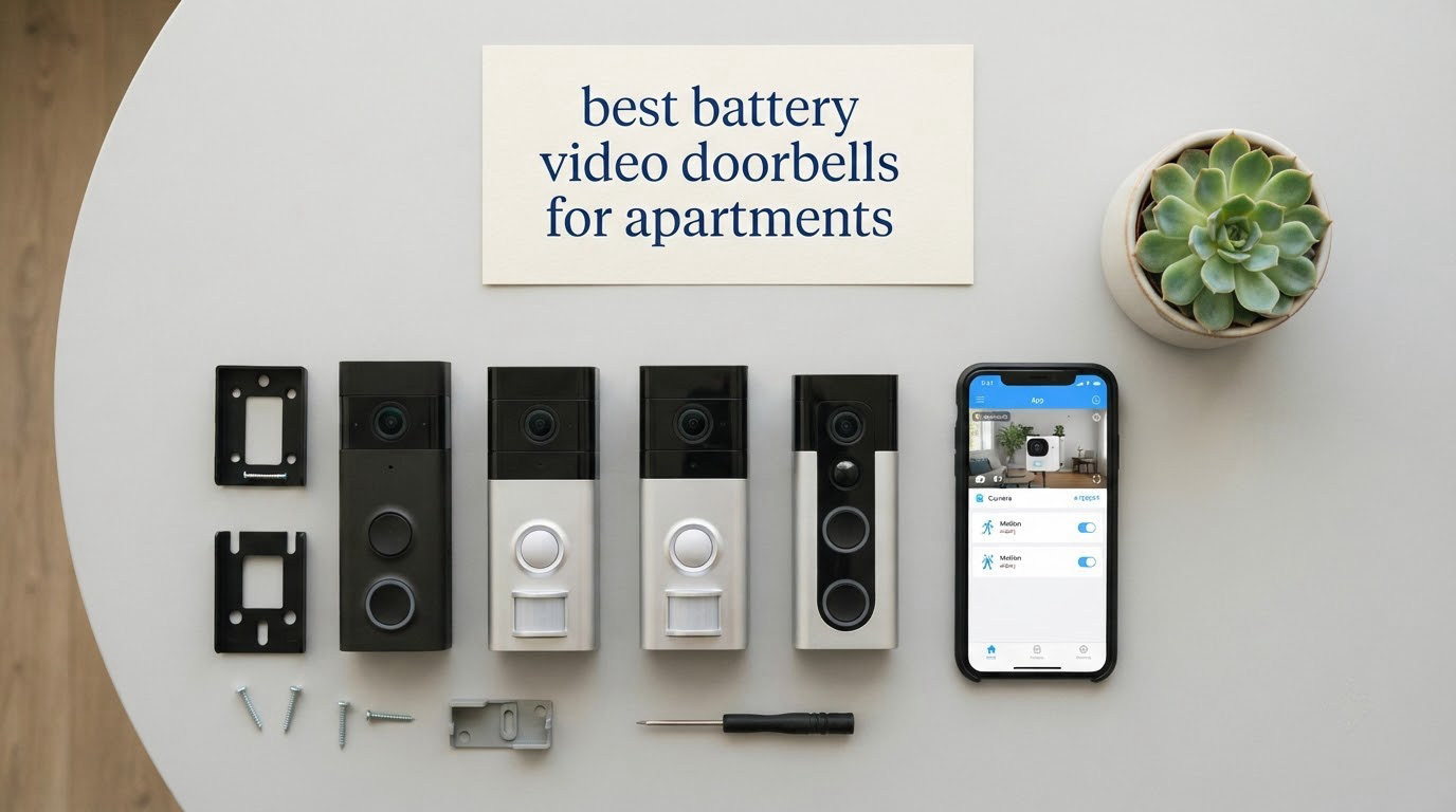best battery video doorbells for apartments