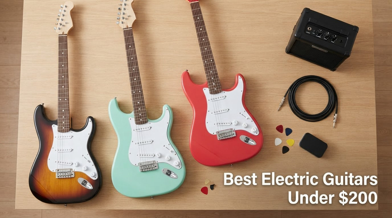 8 Best Electric Guitars Under 200 (October 2026)