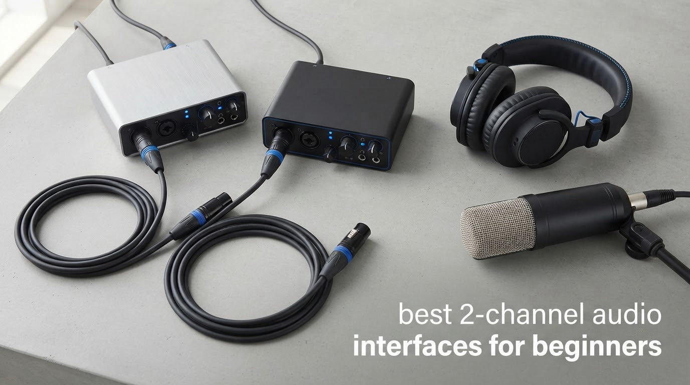 best 2 channel audio interfaces for beginners