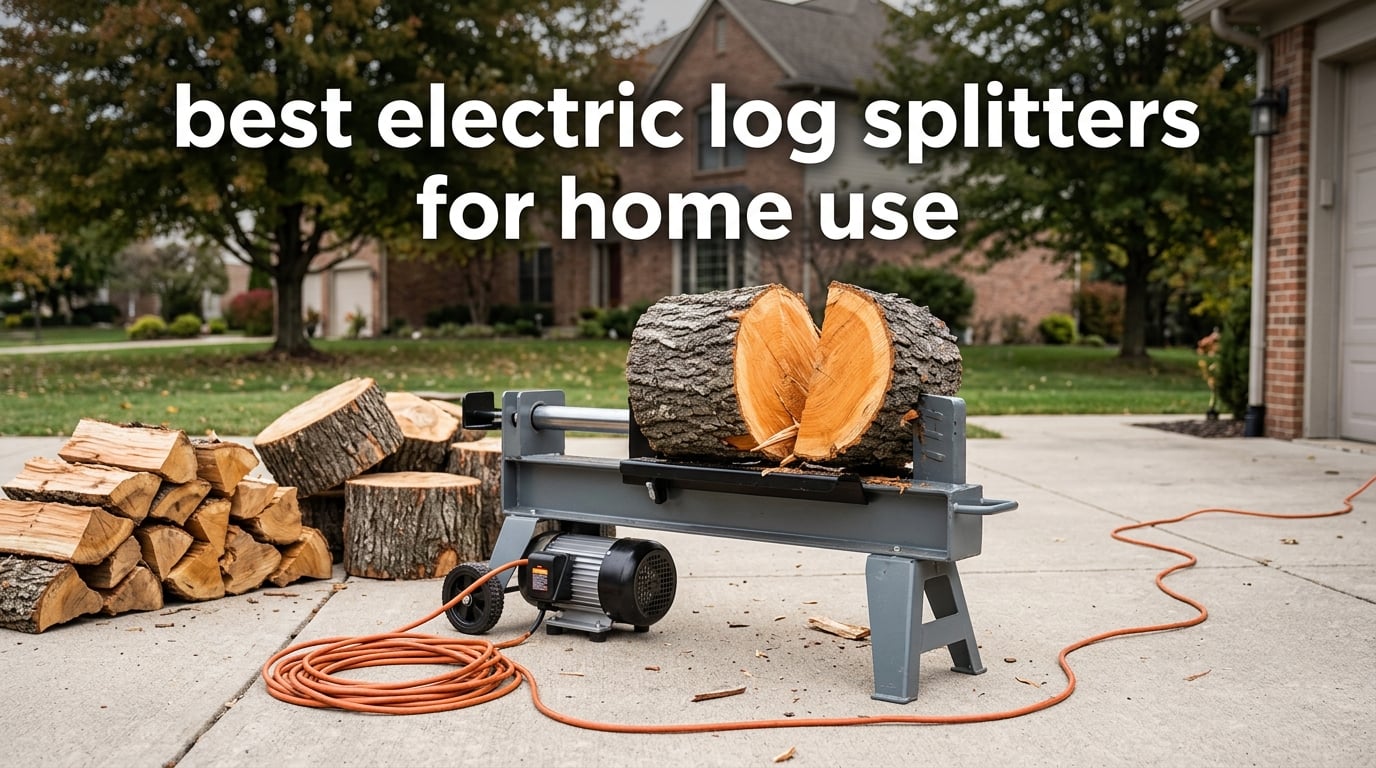 best electric log splitters for home use