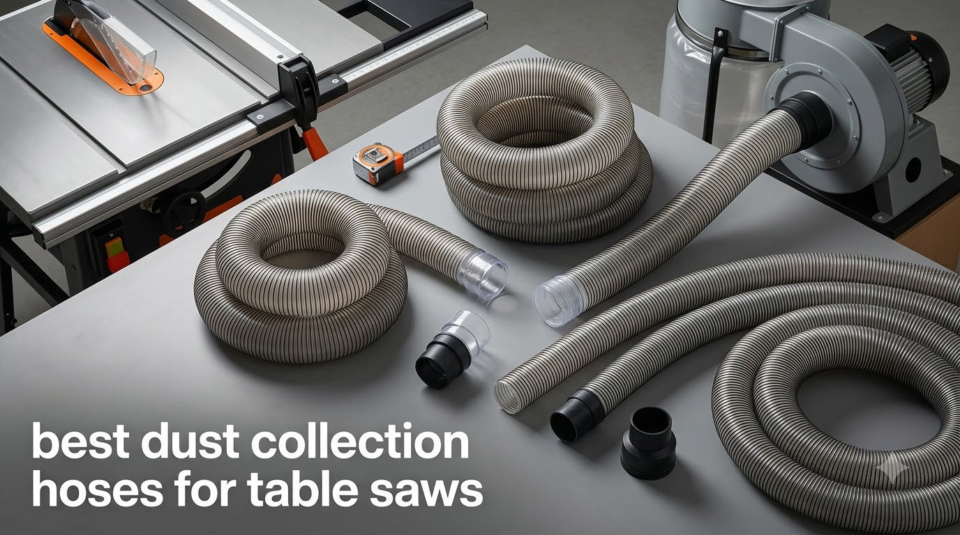10 Best Dust Collection Hoses for Table Saws (October 2026)