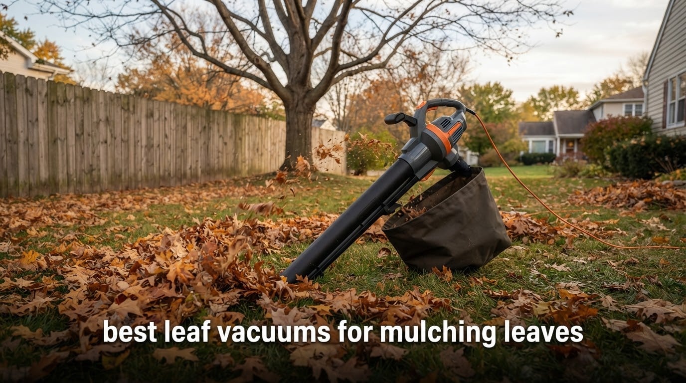 best leaf vacuums for mulching leaves
