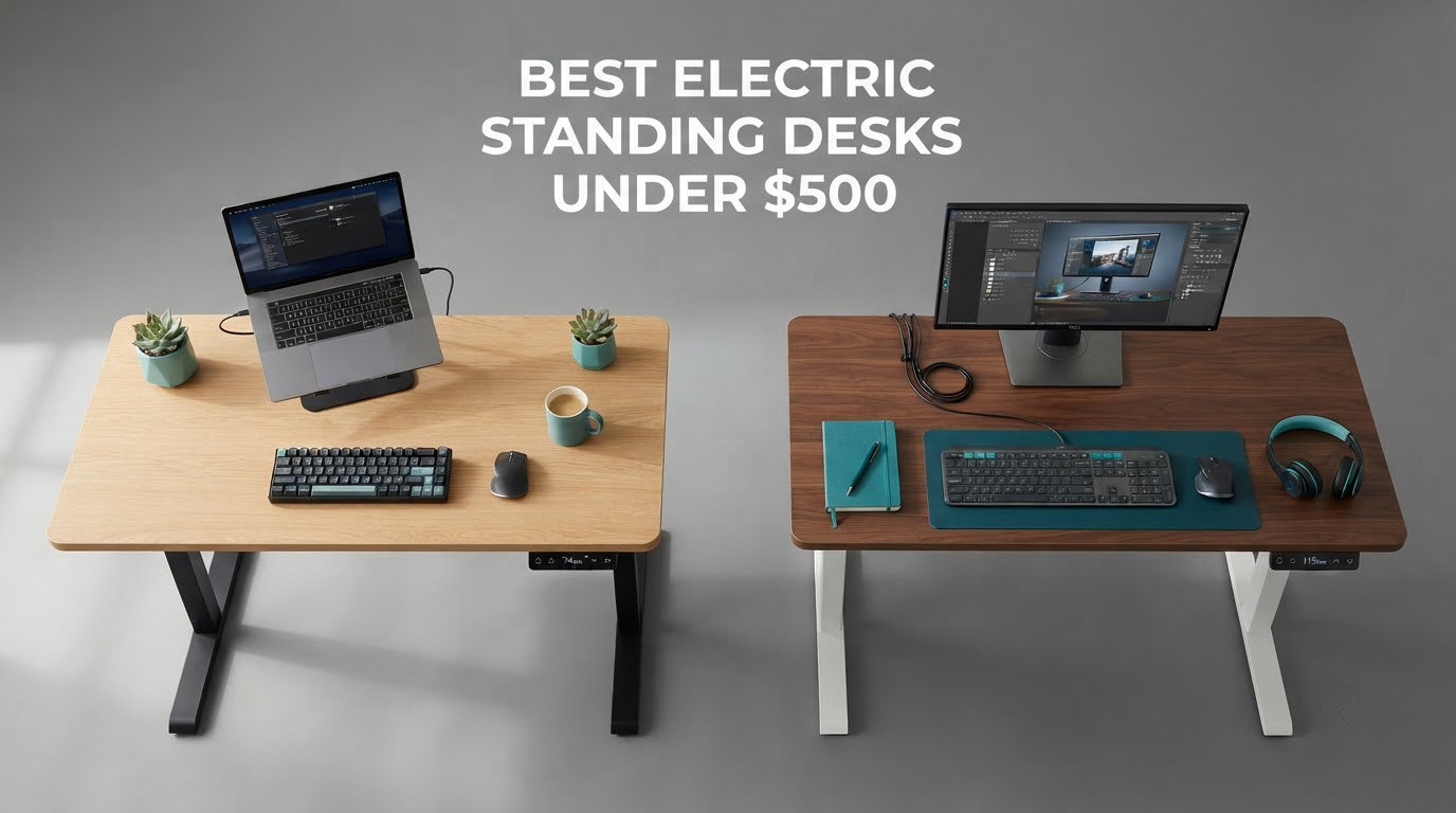 Best Electric Standing Desks Under 500 (October 2026)