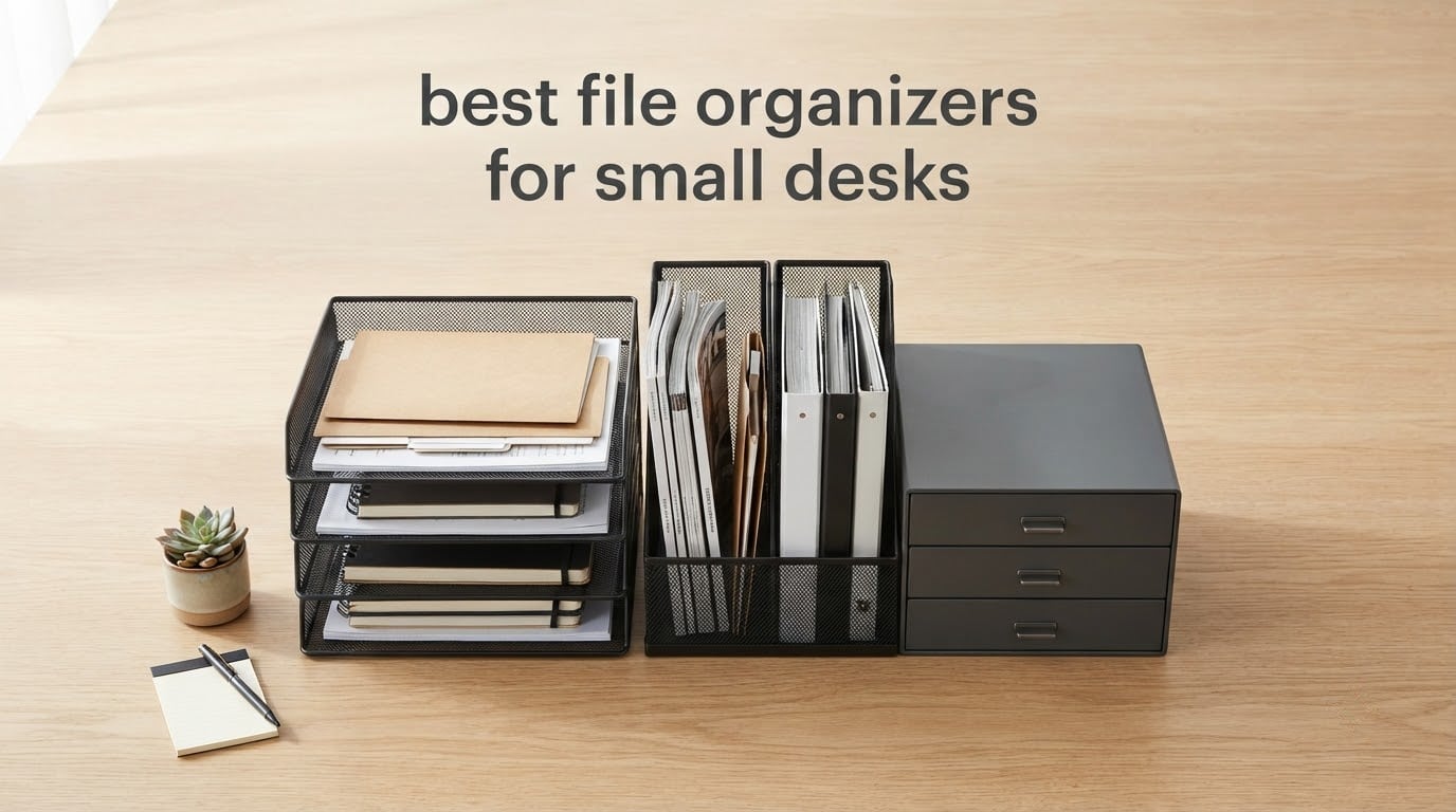 12 Best File Organizers for Small Desks (October 2026)