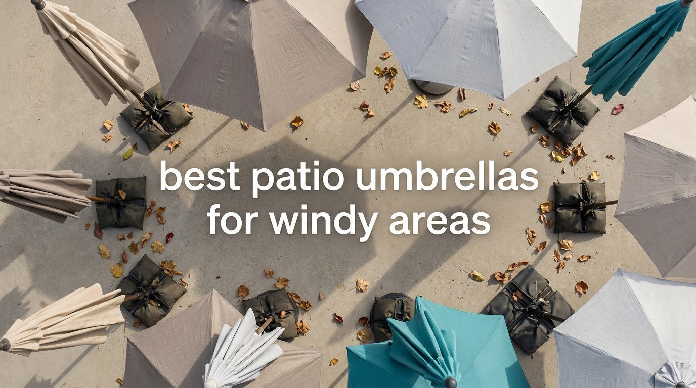 10 Best Patio Umbrellas for Windy Areas (October 2026)