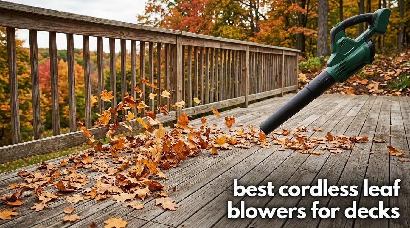 best cordless leaf blowers for decks