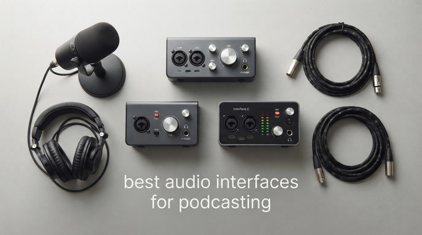 best audio interfaces for podcasting