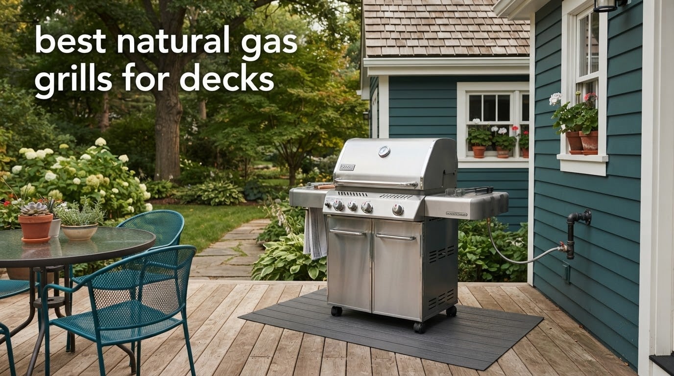 best natural gas grills for decks