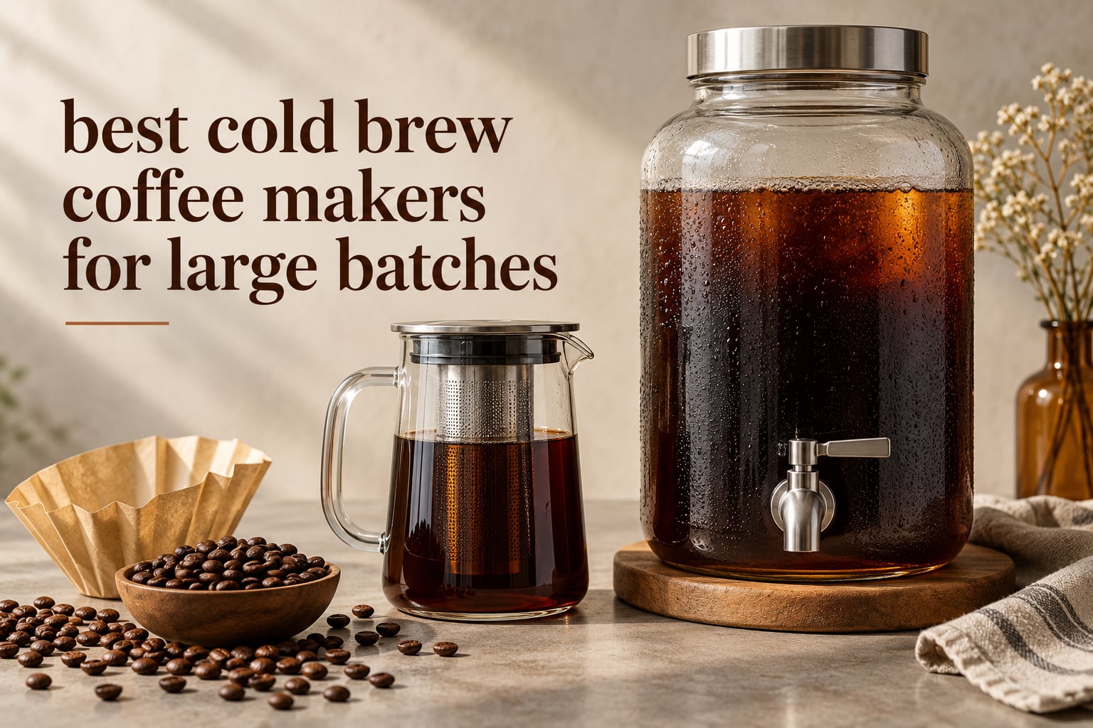 12 Best Cold Brew Coffee Makers for Large Batches (October 2026)