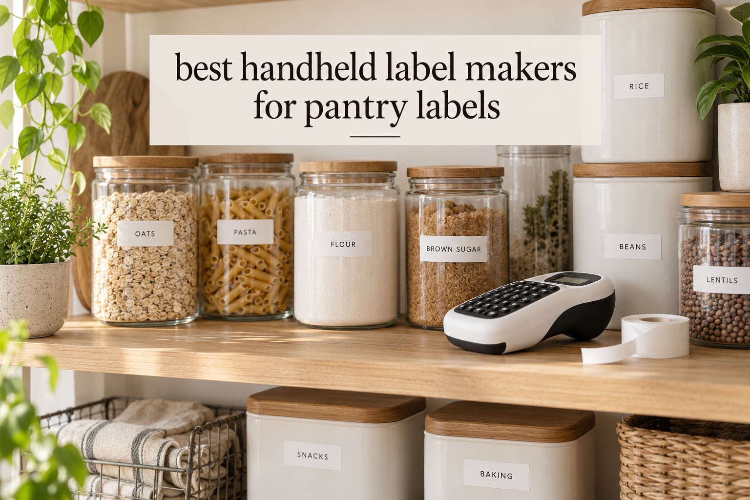 10 Best Handheld Label Makers for Pantry Labels (October 2026)