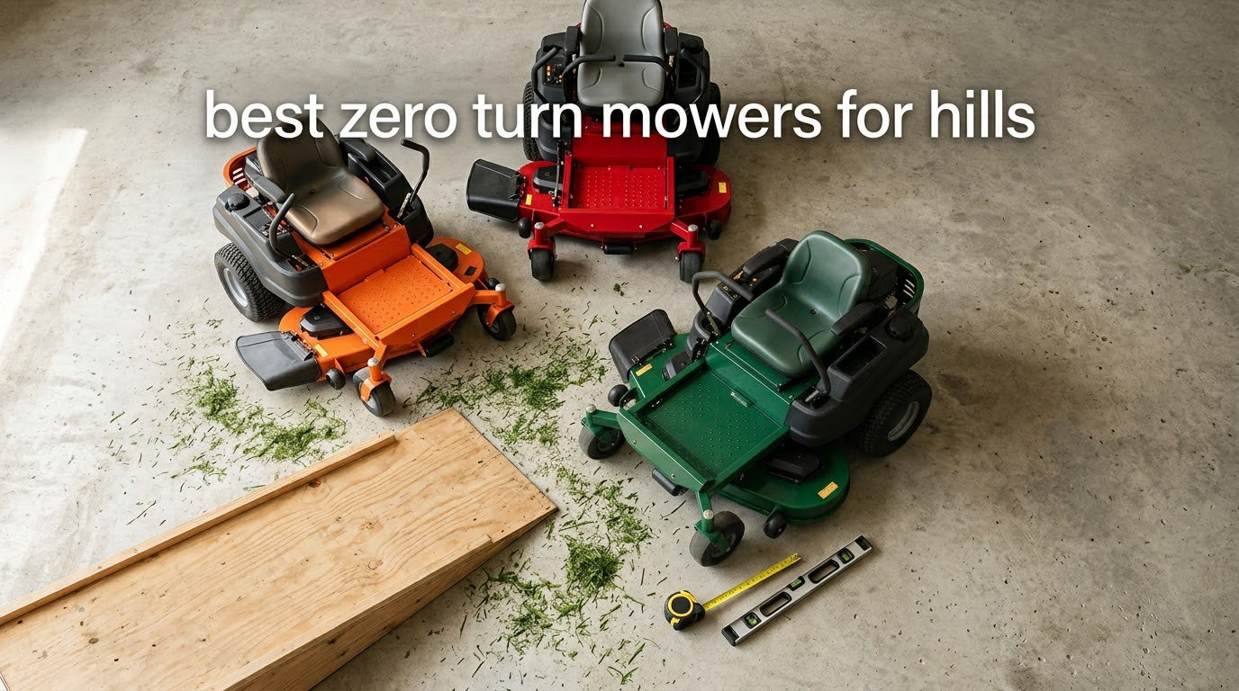 best zero turn mowers for hills