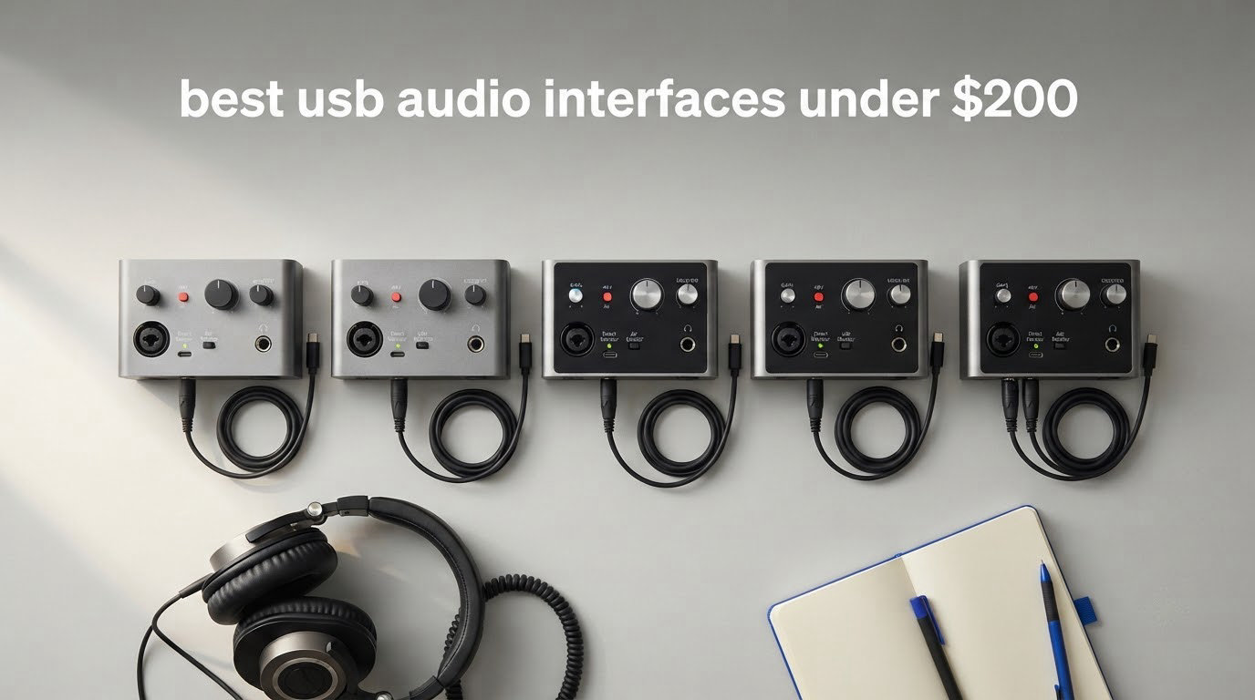 best usb audio interfaces under $200