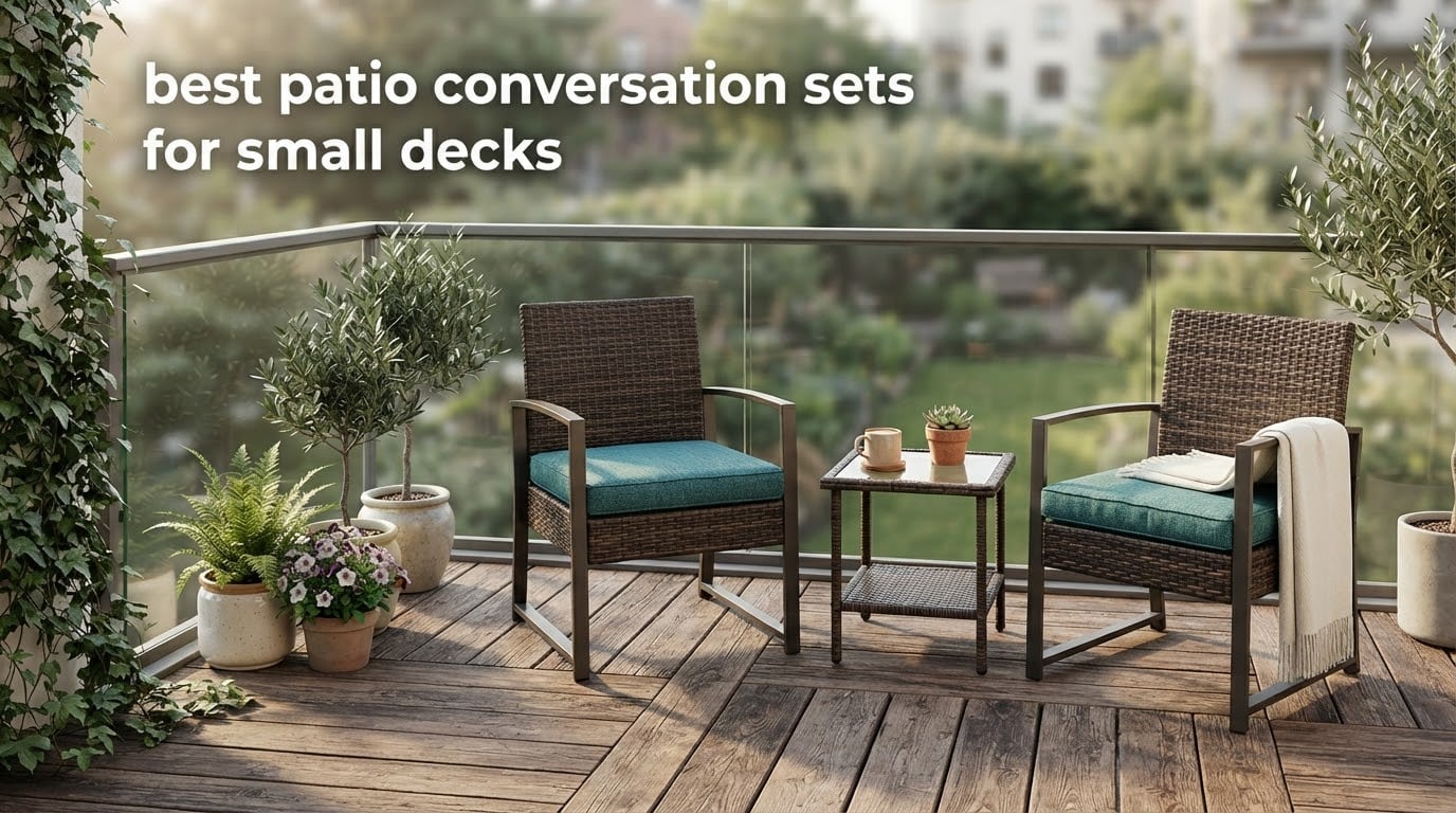 10 Best Patio Conversation Sets for Small Decks (October 2026)