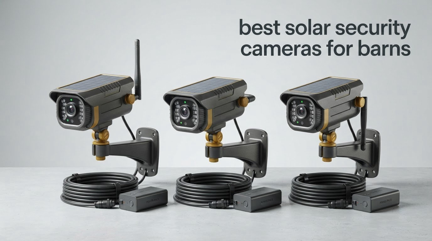 best solar security cameras for barns