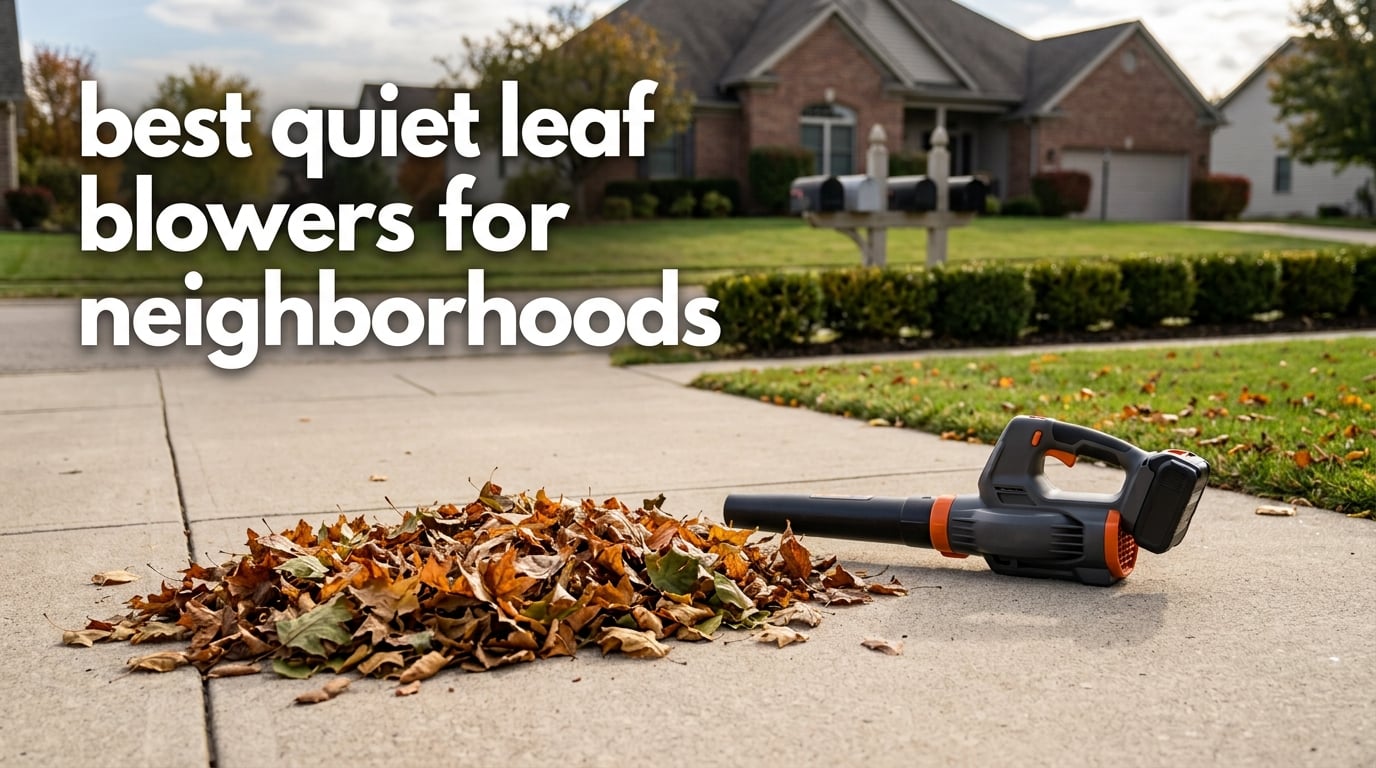 best quiet leaf blowers for neighborhoods
