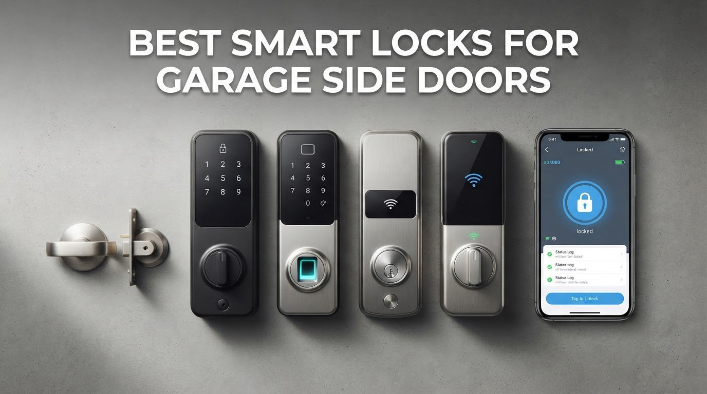 best smart locks for garage side doors