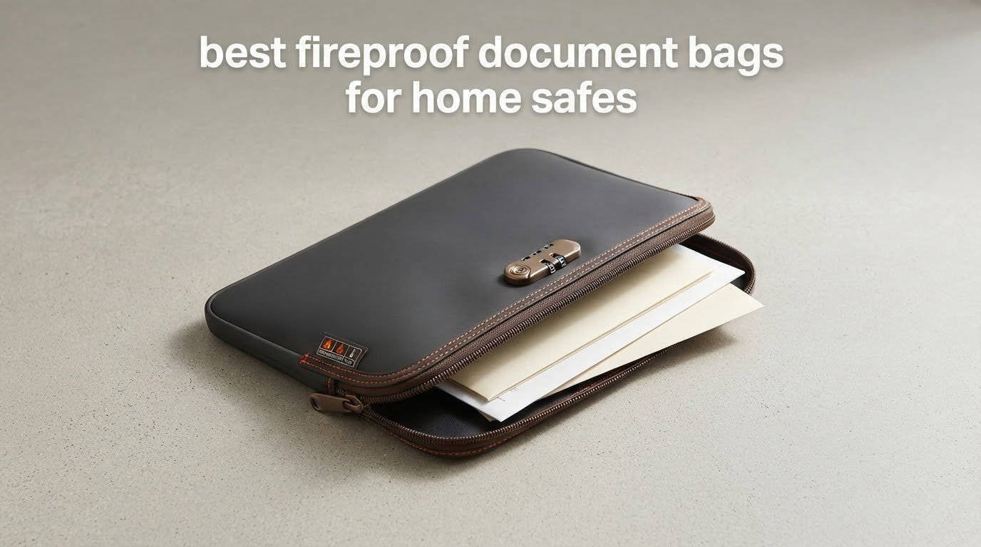 best fireproof document bags for home safes