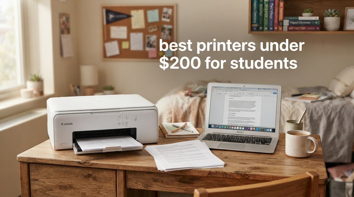 8 Best Printers Under 200 for Students (October 2026) Tested Picks