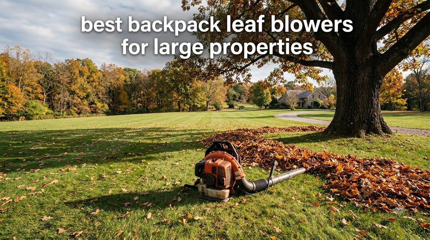 best backpack leaf blowers for large properties