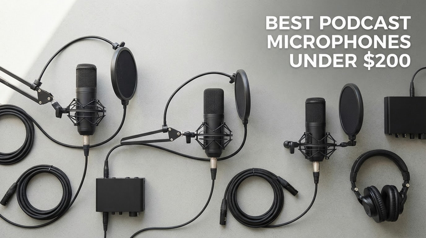 best podcast microphones under $200