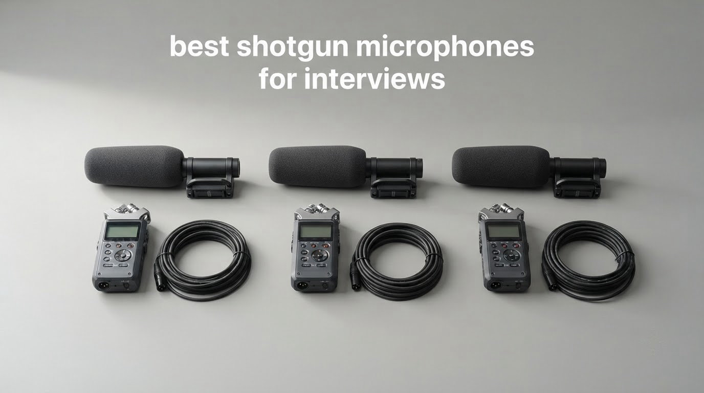 best shotgun microphones for interviews