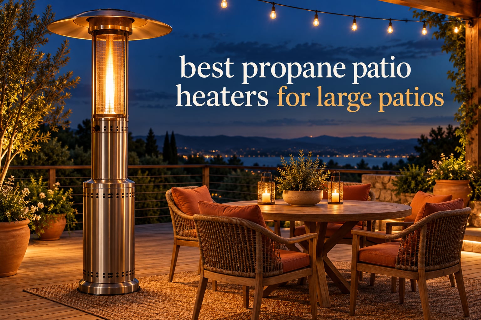 8 Best Propane Patio Heaters for Large Patios (October 2026)