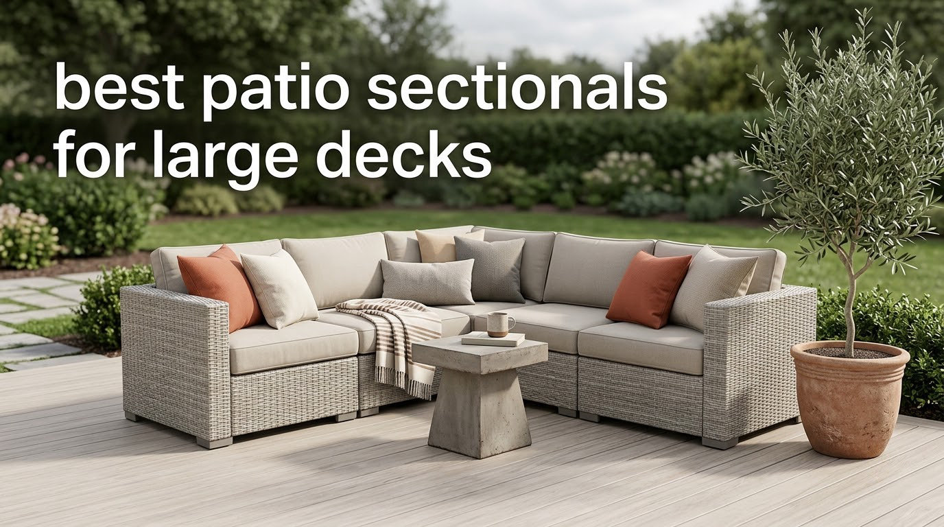 12 Best Patio Sectionals for Large Decks (October 2026)